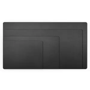 [Ships in a flat box]Nekmit Leather Desk Blotter Pad, Desk Mat, Flat, Non-Slip, Waterproof, Ideal for Office and Home and More
