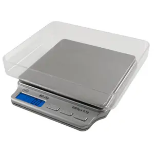 212 MAIN Digital Kitchen Scale (American Weigh Scales AMW-SC-501), 500x0.01g Stainless Steel Portable Model, Food Measuring Tool, Kitchen Gadgets, Household Supplies
