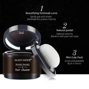 Maycheer Hairline Shadow Powder - Waterproof Hair Replacement & Conditioning Artifact for Natural Hairline Modification, Haircare #01 Caramelbrown Balayage Highlight