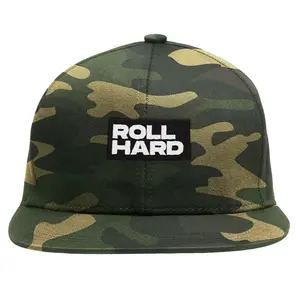 Kill Crew Roll Hard Snapback - Camo Hat Fit, Camoflauge, Adjustable Fit, Flat Brim, Logo