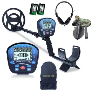 Metal Detector for Adults Professional, Higher Accuracy Gold Detector with Advanced DSP Chip, 5 Modes, IP68 Waterproof Search Coil , Metal Detecting Tools with Backlight LCD Display(Blue)