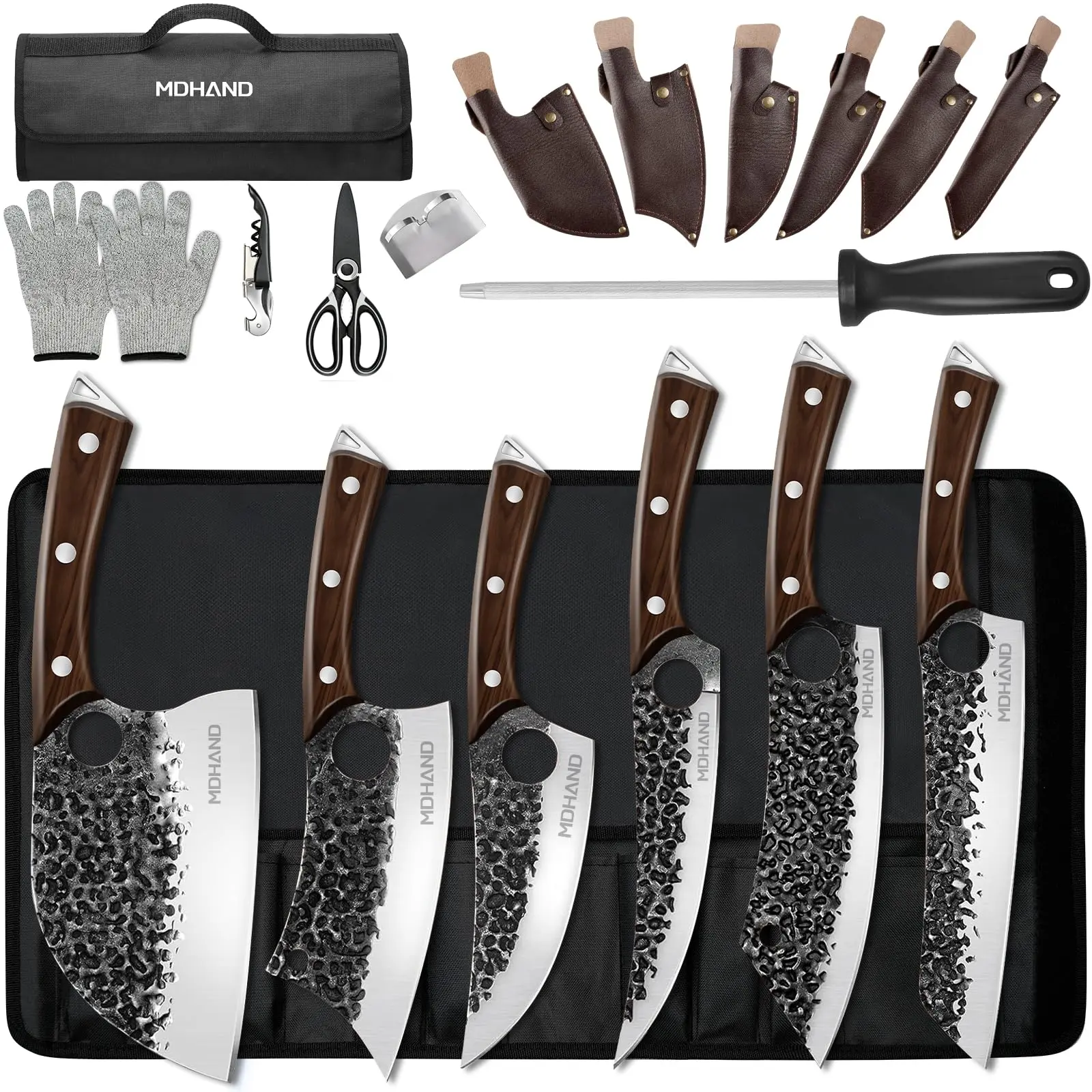 18PCS Butcher Knife Set