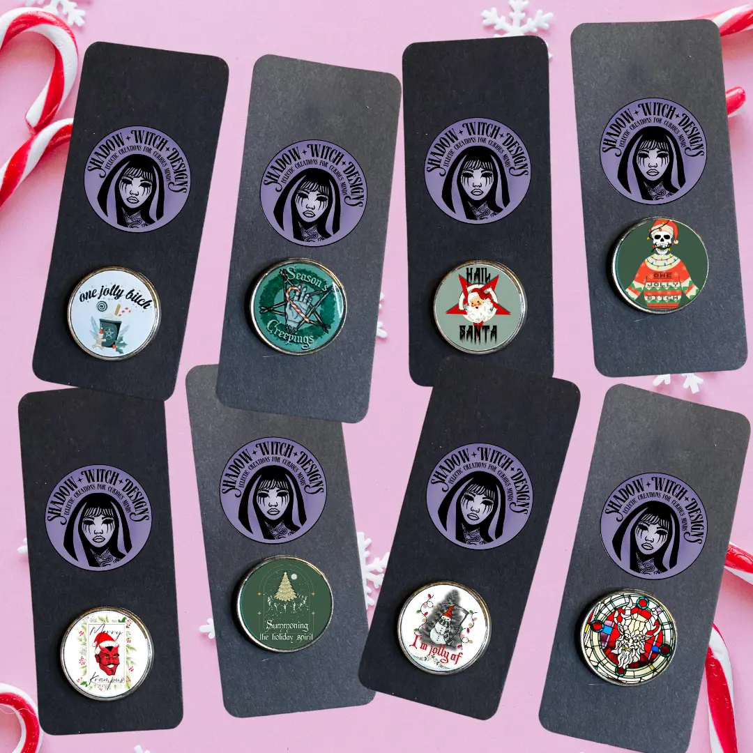 Creepmas Holiday Enamel Pins