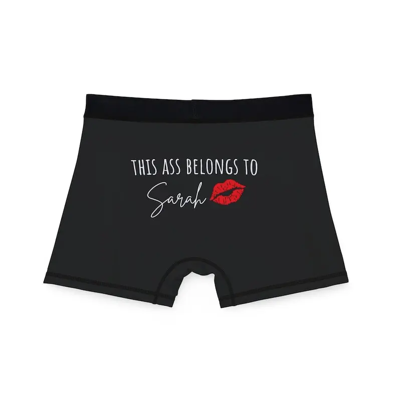 Mens Custom Photo Boxer Shorts – Personalized Gift for Husband