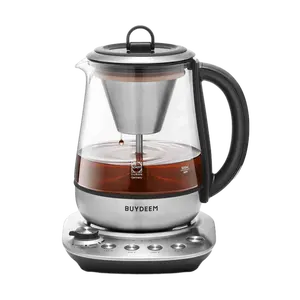 BUYDEEM Electric Tea Maker 1.5L Multi-Function Herbal Tea Kettle with Steam Extraction & Coffee Brewing - Now Only $179.99!