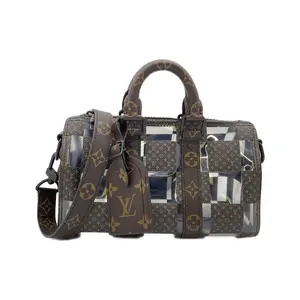 Pre-owned Louis Vuitton Canvas Tote Bags Keepall Bandoulière Monogram Boston Bag