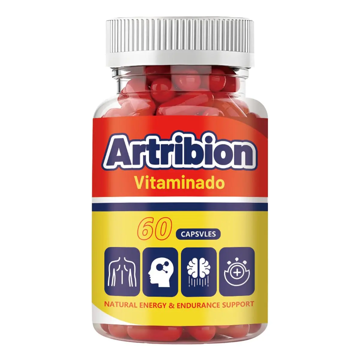 Artribion Joint Support Capsules | Natural Energy & Endurance | 60 Capsules Boost Your Mobility Naturally - Artribion Joint & Brain Support 60 Caps Artribion Daily Wellness Capsules | Joint, Brain & Energy Support
