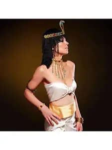 Cleopatra Headband Cobra Headdress Women's Egyptian Clothing Accessories Gold Beaded Headband New Style