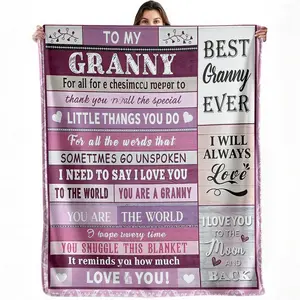 To My Granny Blanket Gift From Grandchild Grandma Gift To My Granny Blanket Gift From Grandchild Grandma Gift