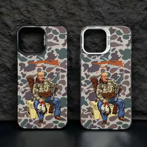 Hunter Camouflage Style Phone Case, Compatible with iPhone 17 Promax 16 Plus 15 14 13 12 11 Xs Xr Xsmax 7/8Plus, Full Series Models Casing Cellphone.QXD677 Smartphone Protector Cover Protection