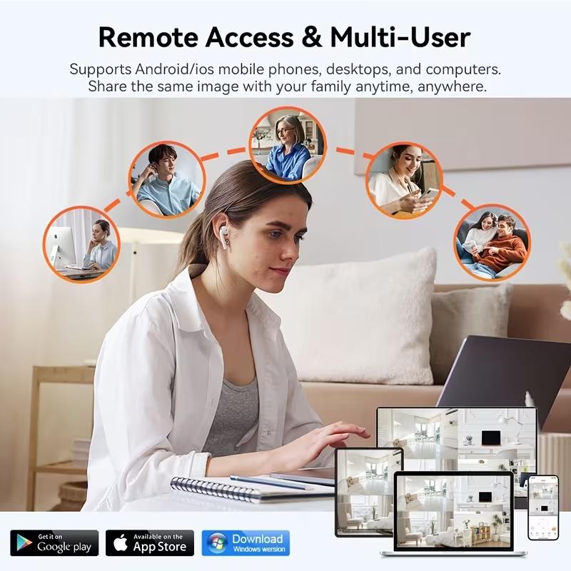 High Definition 4K/9MP | Wireless Outdoor Solar Powered Security Camera – 2.4G Hz Wiif, 360° Panoramic View PTZ Camera, 3-Lens, PIR Human Detection, Alarm Push, Color Night Vision, Two-Way Audio, Solar Panel Or USB Charging