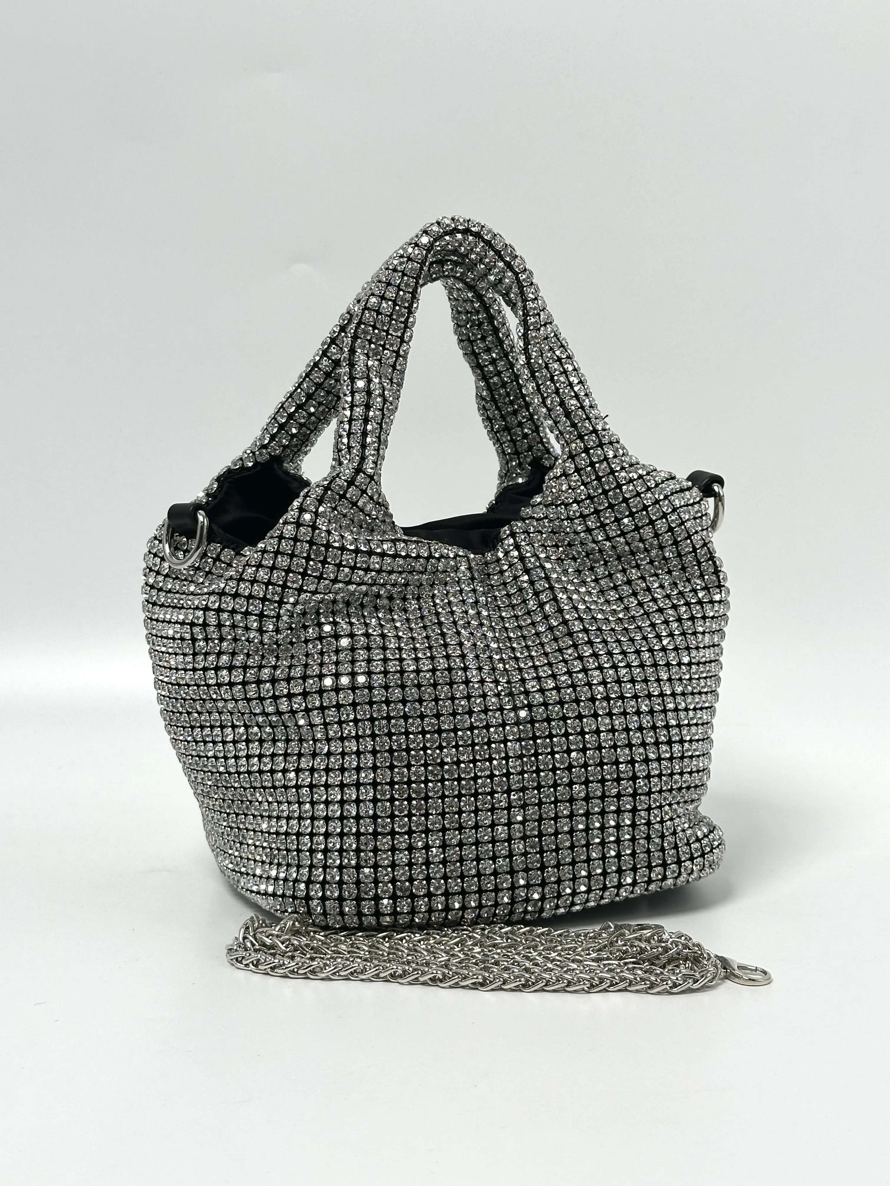 VIFOLO Crystal-Embellished Shoulder Bag Top Handle Handbag VFL002