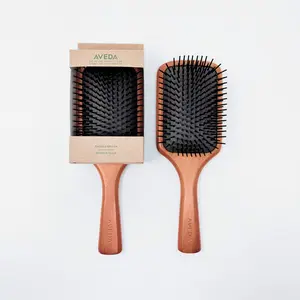 Wooden Paddle Brush - Regular [AB001] Hair Detangling Comb Hair Styling Combs