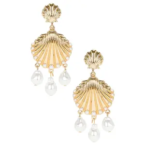 8 Other Reasons Pearl Shell Earrings in Gold