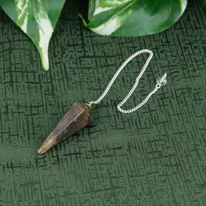 Down to Earth Labradorite Faceted Pendulum