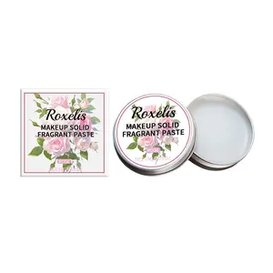 Solid Rose Balm, Fresh & Light Fragrance, Long-Lasting Scent, Charming & Portable for Daily & Dating Use