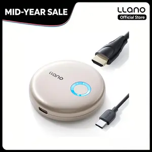 DealsForYouDays llano T1 Wireless HDMI Transmitter Adapter, Wireless Transmitter, Streaming Media Video/Audio/File HDMI Wireless Extender from Laptop, PC, Smartphone to HDTV Projector Monitor Tech Accessories