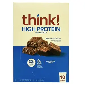 Think Products ThinkThin Bar Brownie Crunch - 10 Bars