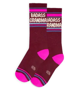 Gumball Poodle "Badass Grandma" Gym Socks