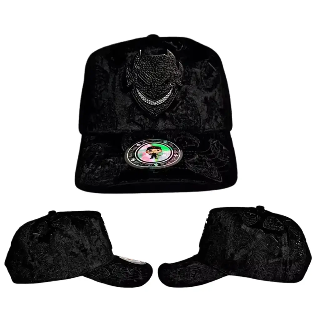 2026 NEW CHU CKY HATS LUCIFER TOTAL BLACK HAT ONLY SOLO GORRA ENVIO RAPIDO