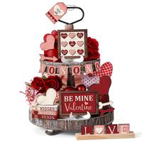 19 Pcs Red and Pink Style