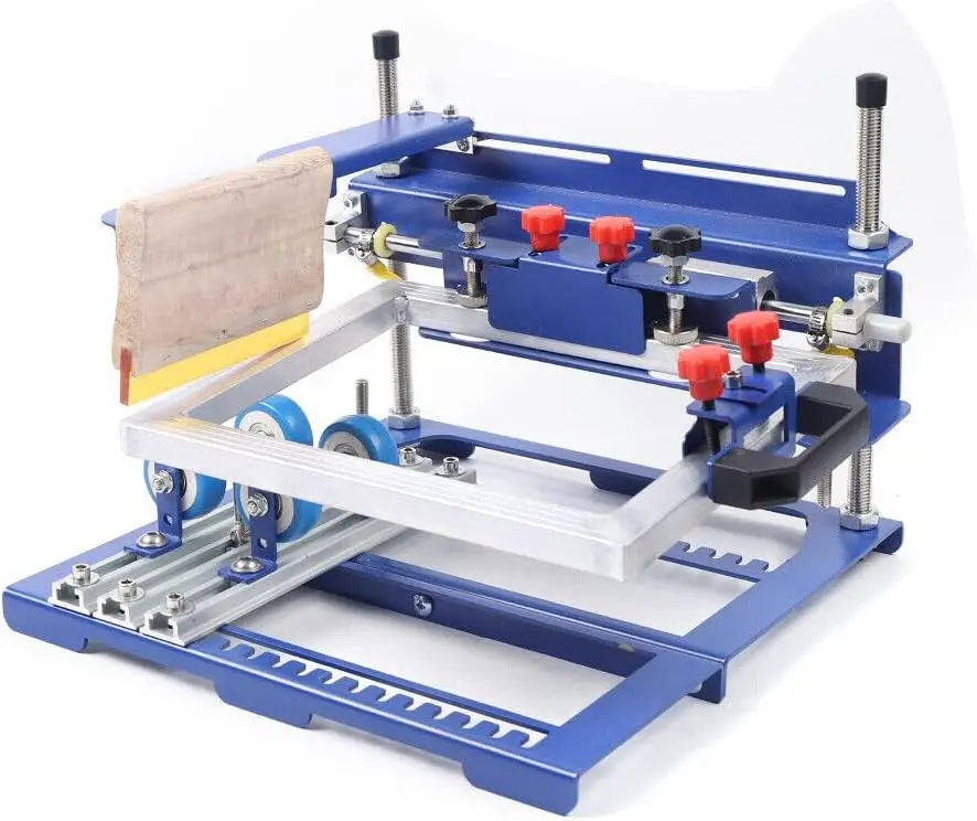 6.7" Curved Screen Printer | High-Precision Positioning System for Cylindrical & Conical Items | Professional-Grade Machine for Tumblers, Bottles, Mugs & Custom Merch | Smooth Ink Transfer, Heavy-Duty Durable Build