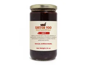 Shitor Yoo Chili Sauce (24oz HOT) – Spicy Ghanaian Side & Dipping Sauce | Meats  & Seafood Chili Condiment | Smoky, Bold Flavor