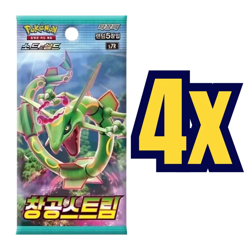 korean evolving skies booster box Pokémon Cards Blue Sky Stream Evolving Skies Booster Box s7r Korean Ve –  Pokioh main image 1