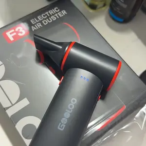 GOOLOO F3 Electric Air Duster- 110000RPM 52m/s Super Power Compressed Air, Variable Speed Canned Air with Fast Charging, Mini Dust Blower for Computer, Keyboard, House, Outdoor and Car