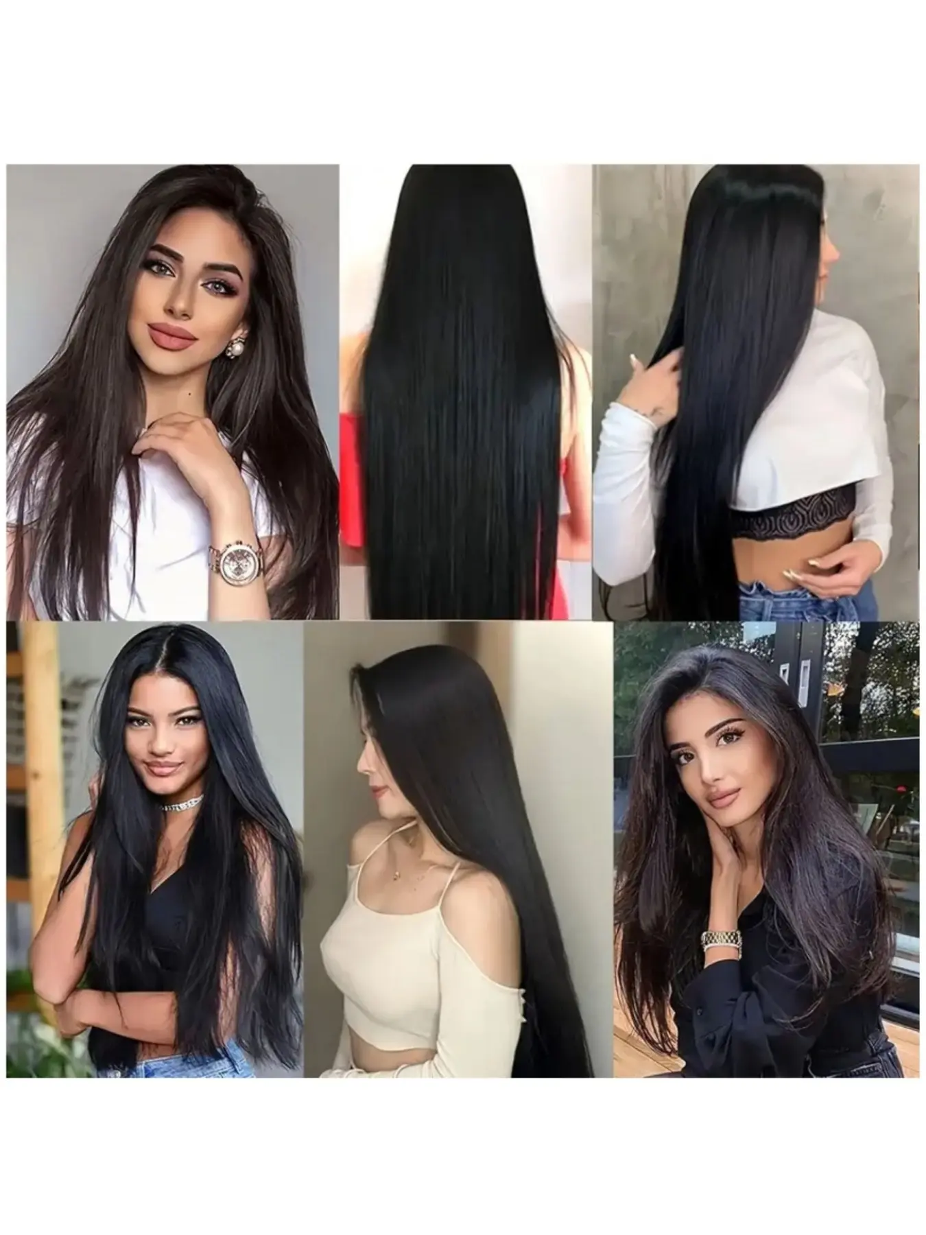 Clip in Hair Extensions Real Human Hair 14 Inch 7pcs Straight Double Weft Easyouth Ombre Real Hair Clip in Extensions 14 70g Brown to  main image 2