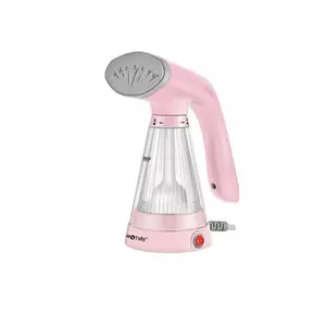 True & Tidy  Handheld Garment Steamer with Stainless Steel Nozzle, Pink