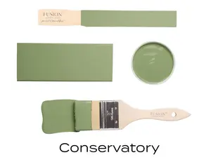 Fusion Mineral Paint + Color: Conservatory + Acrylic Resin Paint + Built in Top Coat