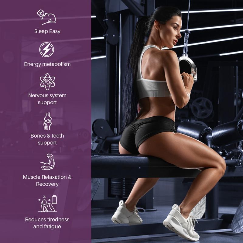 Totaria 12-in-1 Magnesium Complex 700mg - Supplement with Glycinate Citrate Malate Oxide Taurate Aspartate Orotate, Vegan Capsules for Muscle, Heart, and Relaxation Support