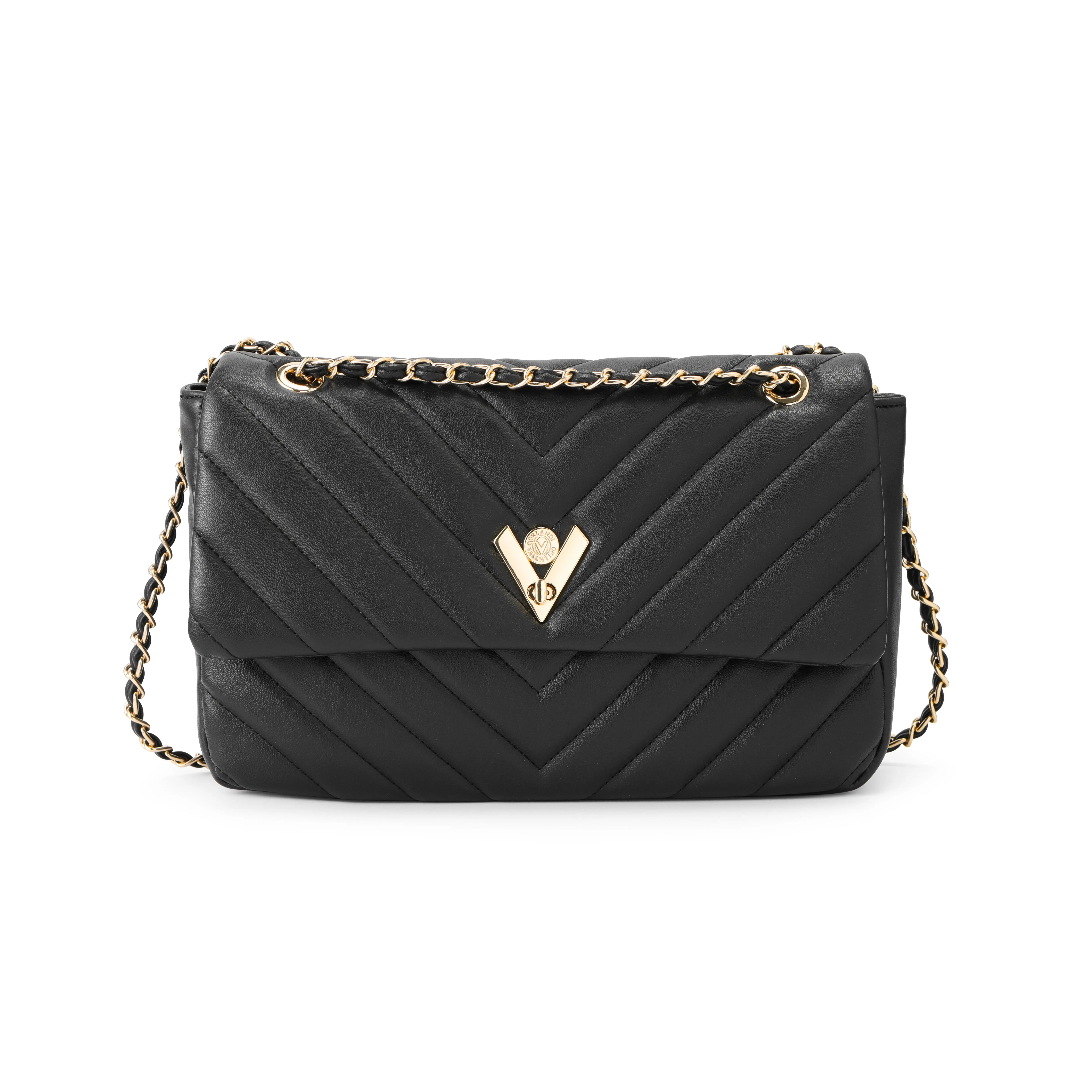 Valentino Orlandi Angel Crossbody Bag - Black