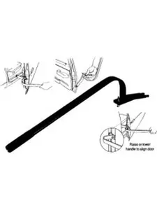 Lisle 2.4"H x 6.4"W x 26.6"D Door Adjuster Tool
