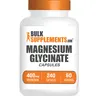 BulkSupplements Magnesium Glycinate Dietary Supplement Capsules - 400mg Magnesium per Serving - 240 Capsules - Stress Reliever, Anti-Stress & Calm Sleep Support Mineral - Bone Health