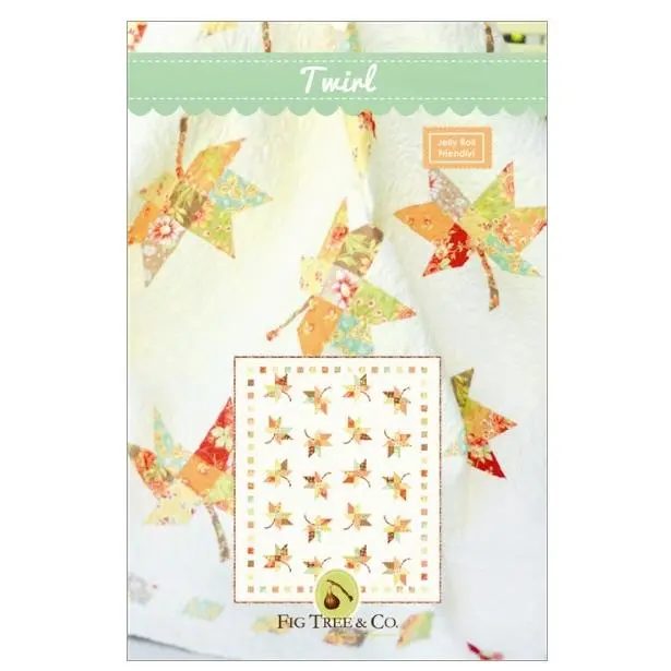 Twirl Quilt Pattern by Fig Tree Company