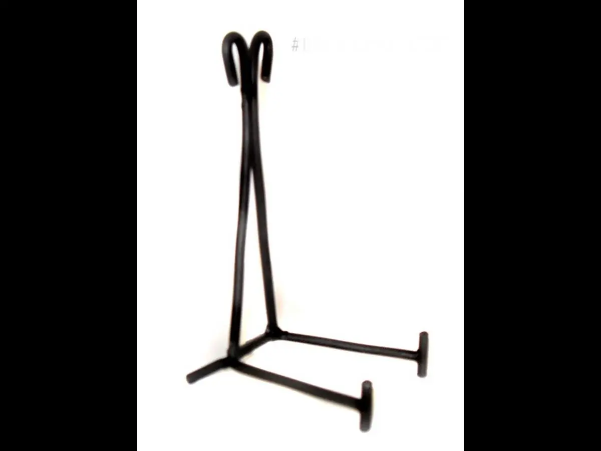 Wrought Iron Slab / Plate / Easle Stand  - Ornate - Small