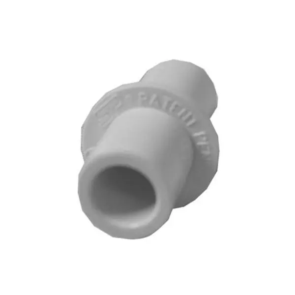 212 MAIN Smooth Barb Coupler, PVC Spigot Fitting, 0.75 x 0.5 in., PVC Material, Water Pipe Accessories