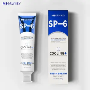 MSDRWIKEY Fresh Breath Toothpaste | Probiotics & Mint Extract | Long-Lasting Freshness & Oral Balance