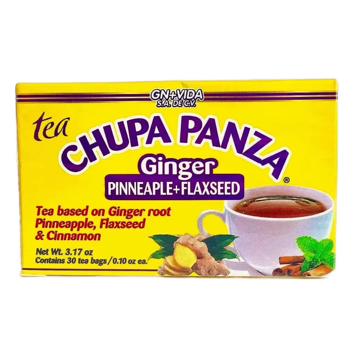 Tea CHUPAPANZA - Ongonger Root, Pineapple, Flax & Cinnamon (30 bags) - Beverage herbal tea herbal blend natural herbal