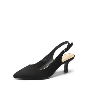 Dream Pairs Women's Slingback Pointed Toe Kitten Heel Pumps
