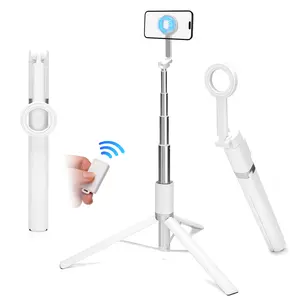Magnetic Selfie Stick Tripod for iPhone & Android 65" Extendable with 330° Rotation & Bluetooth Remote Ultra-Stable Anti-Slip Design for TikTok Vlog Video Recording