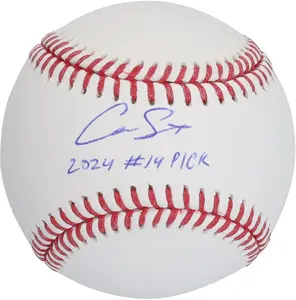 Cam Smith Houston Astros Autographed Baseball with "2024 #14 Pick" Inscription - Fanatics Authentic Certified
