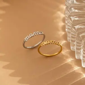 Dainty Mama Ring Minimalist New Mom Gift Minimalist Mom Jewelry Perfect Gifts for Mom Mama Ring, Mother Ring, Mothers Day Gift Jewelry, Mom Birthday Stacking Ring Gift, Birthday Gift