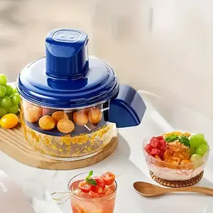 Electric fruit and vegetable peeler, fruit and vegetable peeler, curved blade technology suitable for grapes, garlic - for home kitchen use, durable and easy to clean, multi-functional peeler, Vegetable Fruit Cutter