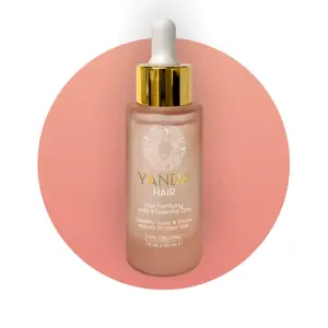 Yanda Hair | Organic 11 Oils in 1 Bottle Treatment | Avoid Hair Loss / Revive Hair, Beard, Eyebrows, & Scalp | Hair Care Product | 30 mL | Rosemary, Coconut, Lavender, Avocado, Helichrysum, Plum Kernel Haircare Blend
