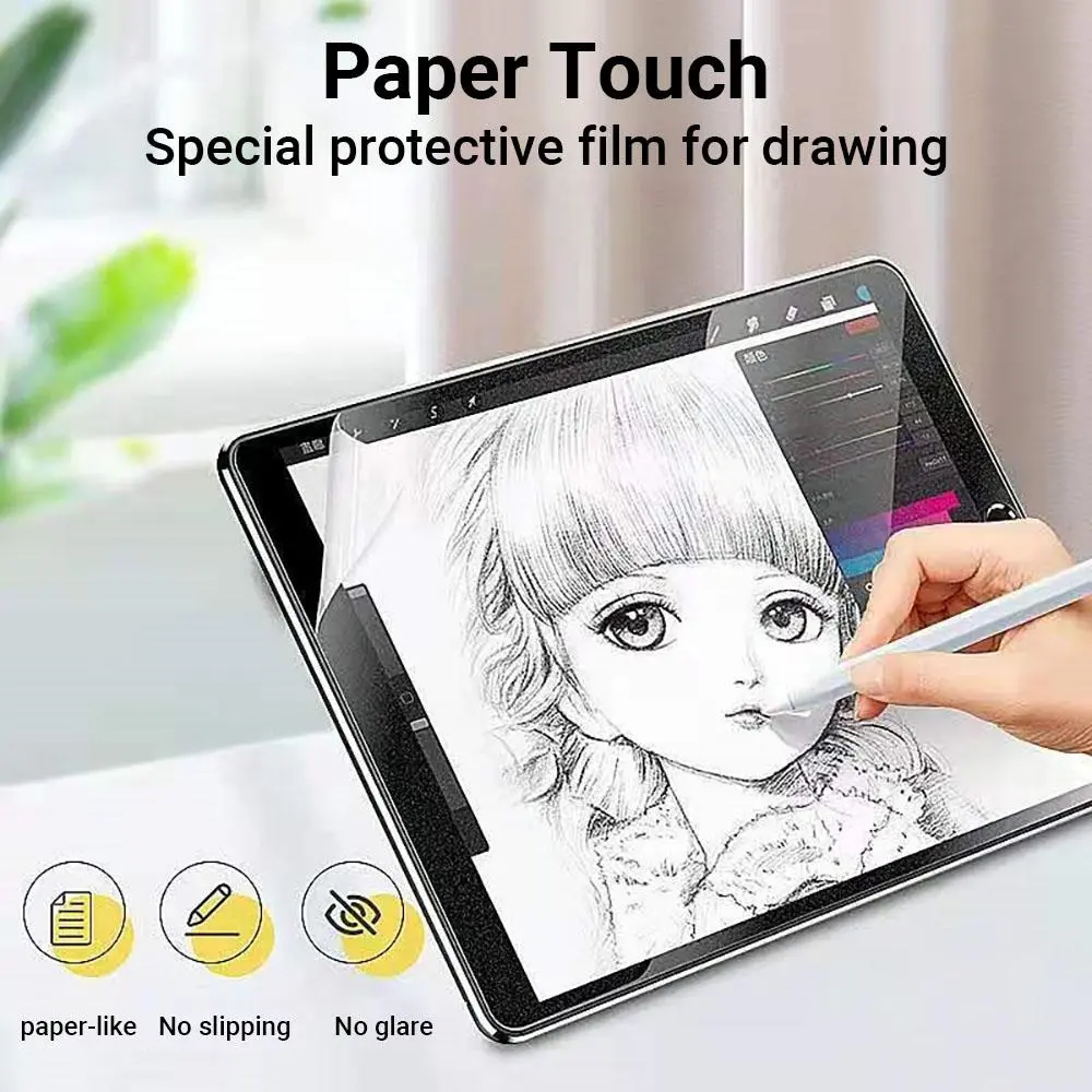 Paper Like Screen Protector For Samsung S6 Lite S7 S8 A8 S9 FE A9 P615 P610 Y220 T225 S10 FE X115 Tab A9 Plus A9 inch Paper Film