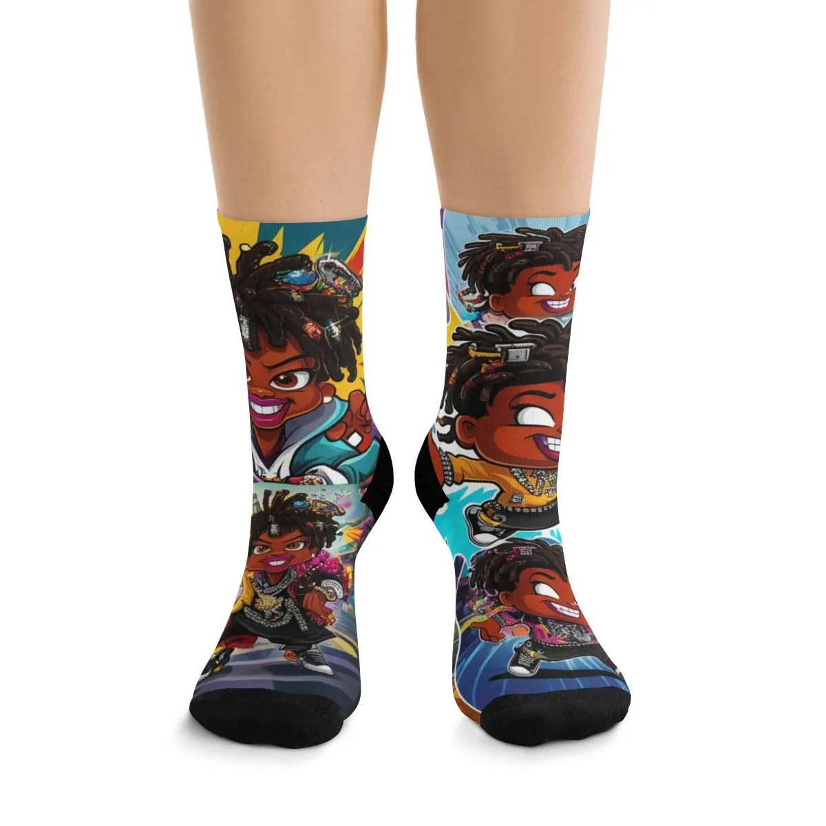Tribe Socks: Sustainable Style and Comfort (Hood Art Anime)