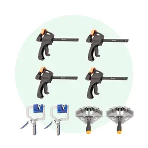 YoraHome Workshop Essentials Kit - Quick Clamps (8 Pcs)